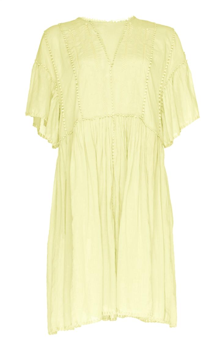 Isabel Marant Toile Annaelle Embroidered Cotton-voile Midi Dress