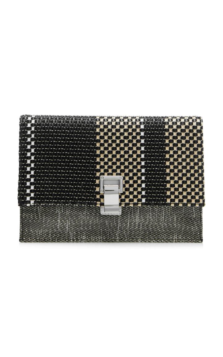 Proenza Schouler Mixed Woven Small Lunch Bag With Strap
