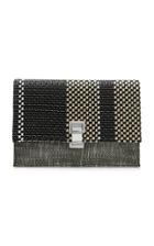Proenza Schouler Mixed Woven Small Lunch Bag With Strap