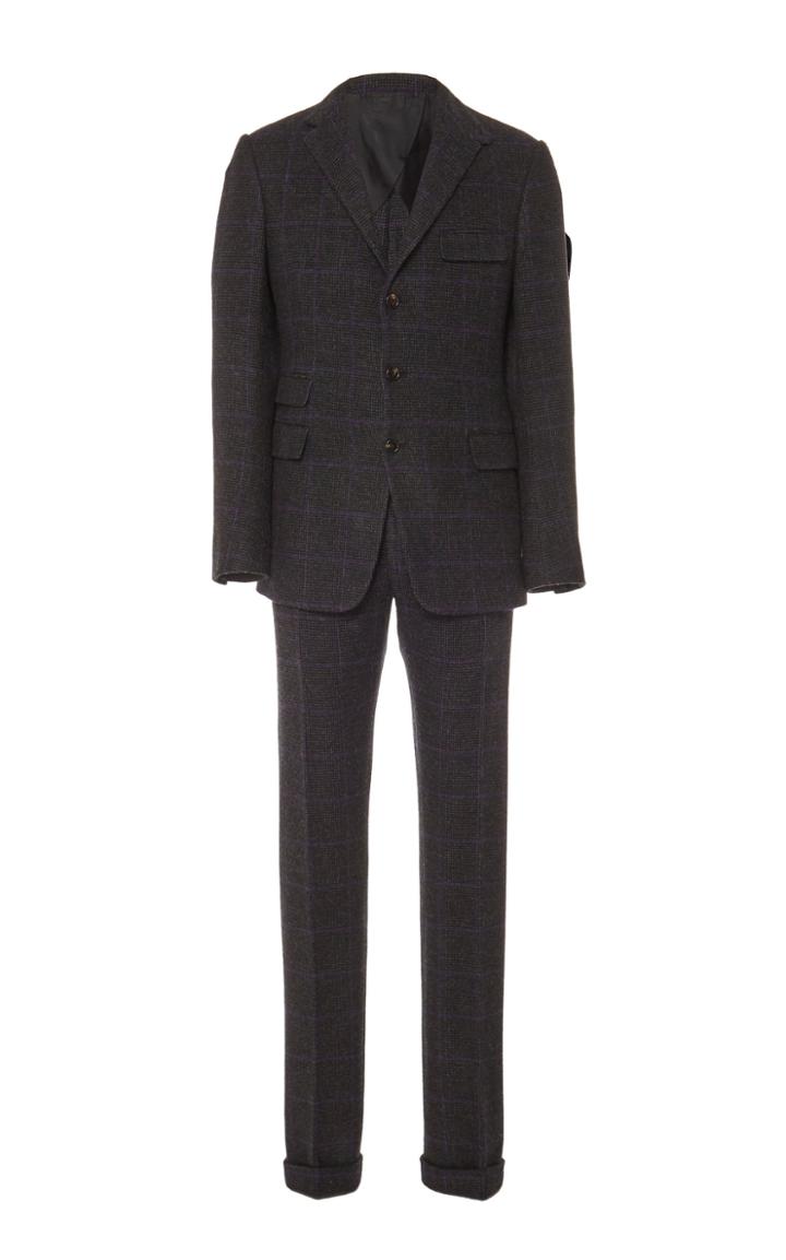 Ralph Lauren Pleated Houndstooth Suit