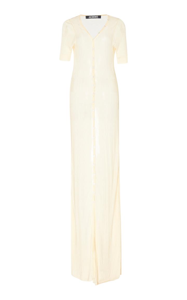 Jacquemus Dolcedo Sheer Voile Dress