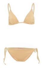 Mimi A La Mer Metallic Triangle Bikini