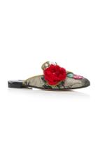 Dolce & Gabbana Embellished Jacquard Slippers