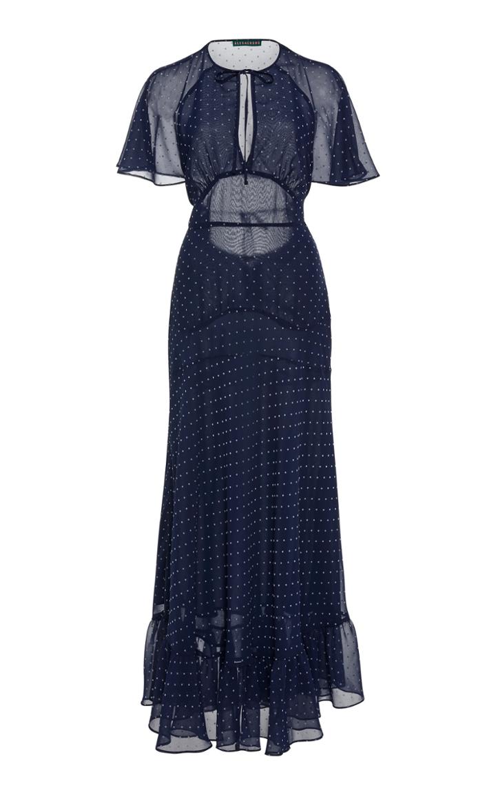Alexachung Polka-dot Chiffon Dress