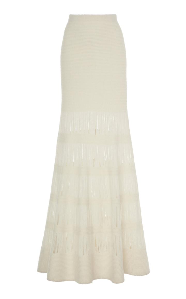 Gabriela Hearst Rodine Open-knit Cashmere Maxi Skirt