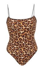 Tropic Of C The C Leopard-print Swimsuit