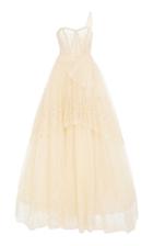 Pamella Roland Embroidered Hand Draped Ballgown