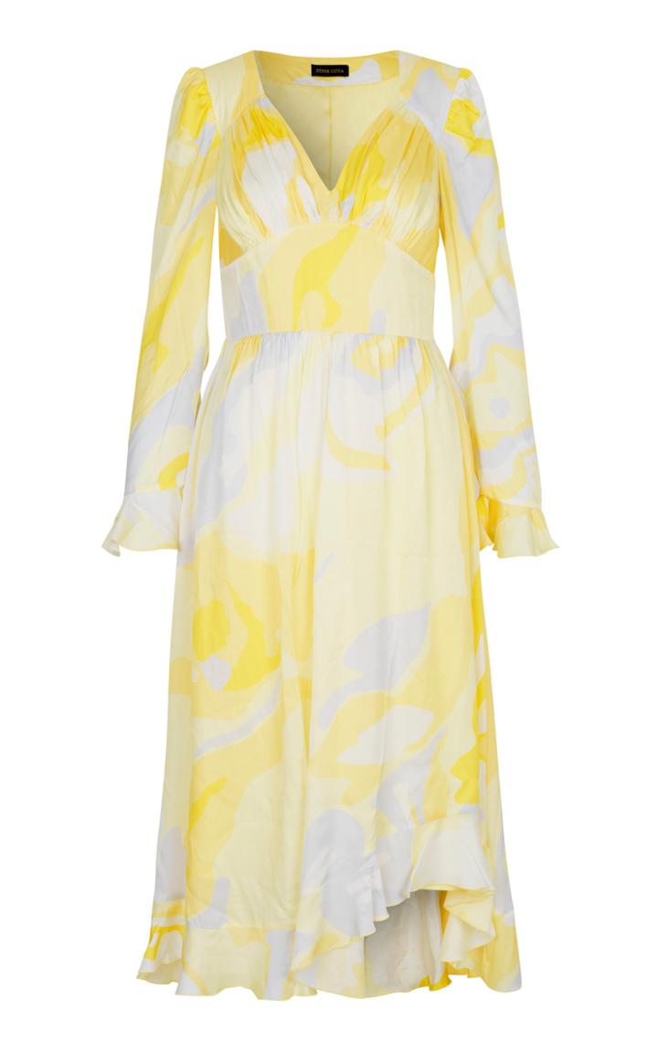 Stine Goya Freesia Long Sleeve Midi Dress