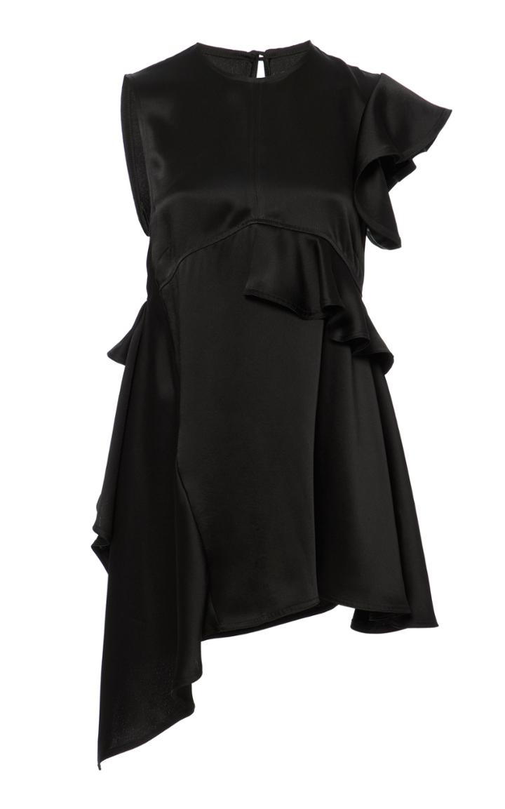 Adeam Asymmetrical Ruffle Top