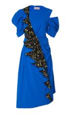 Preen By Thornton Bregazzi Voiletta Contrast Ruffle Dress