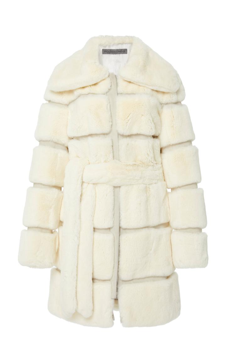 Pologeorgis The Piper Rabbit Wing Collar Coat