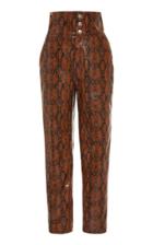 Roseanna Wino Snake Effect Vegan Leather Trousers