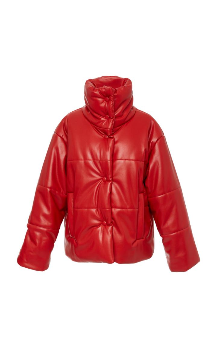 Nanushka Hide Vegan Leather Puffer Coat