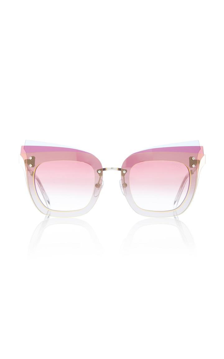 Emilio Pucci Sunglasses Square-frame Metal Sunglasses