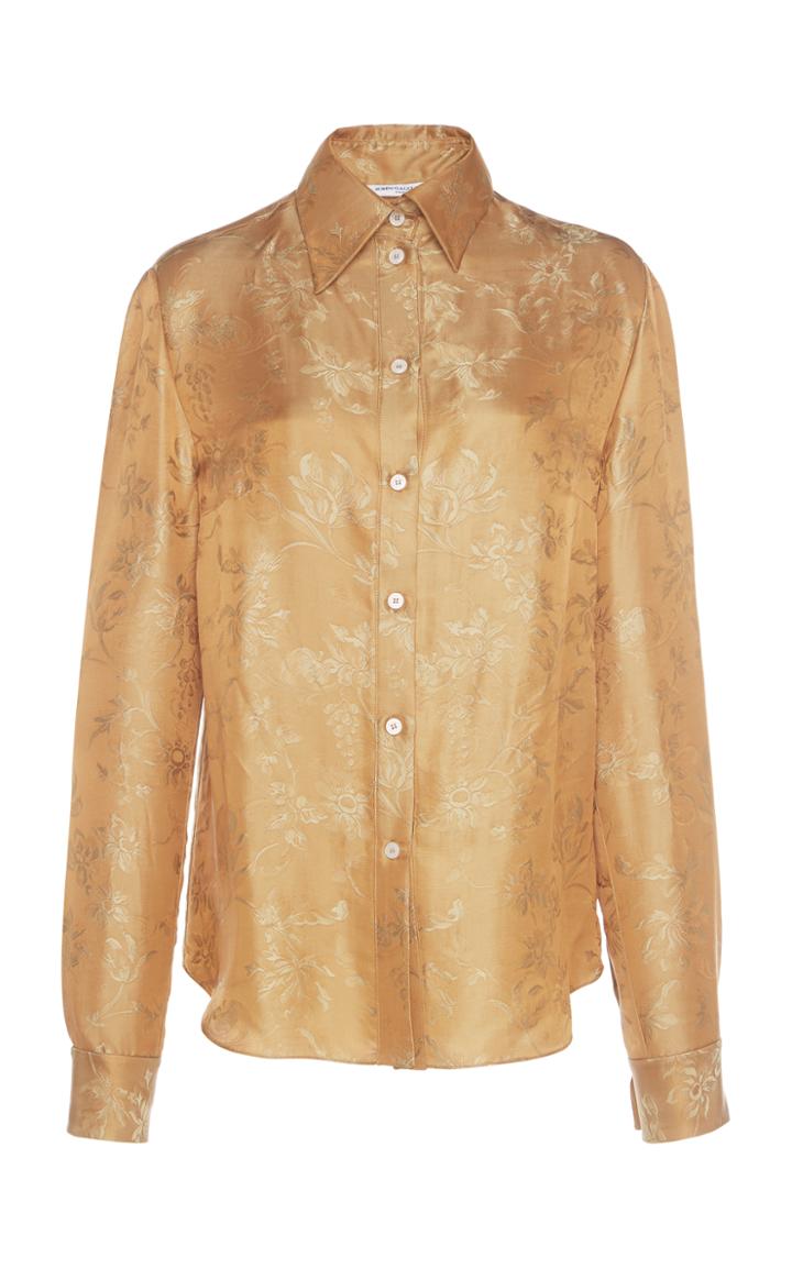 John Galliano Classic Satin Jacquard Shirt
