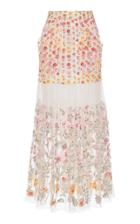 Moda Operandi Rahul Mishra Bloom Floral-embroidered Organza Skirt Size: 36