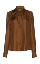 Martin Grant Long Sleeve Shirt With Bow