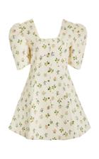 Moda Operandi Loveshackfancy Moon Embellished Quilted Cotton Dress