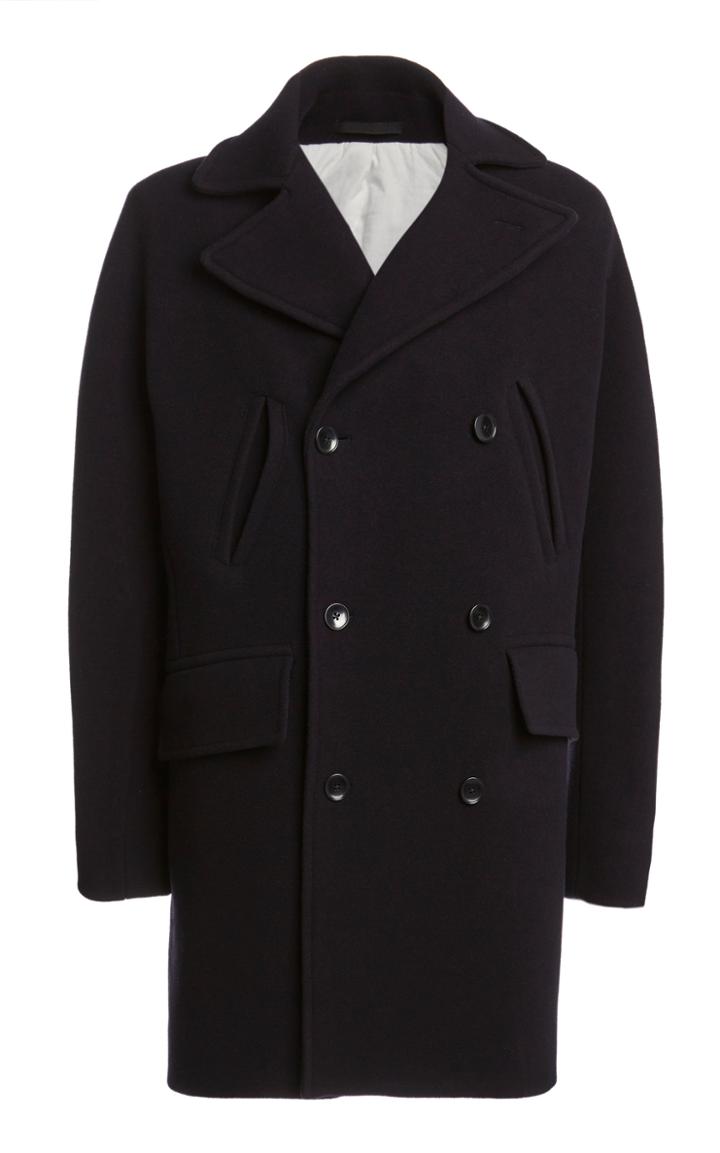 Moda Operandi Officine Gnrale Amir Long Double Breasted Peacoat