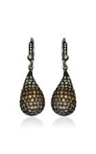 Sethi Couture Ombr Diamond 18k White Gold Drop Earrings