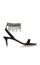 Isabel Marant Aldera Embellished Velvet Sandals Size: 36