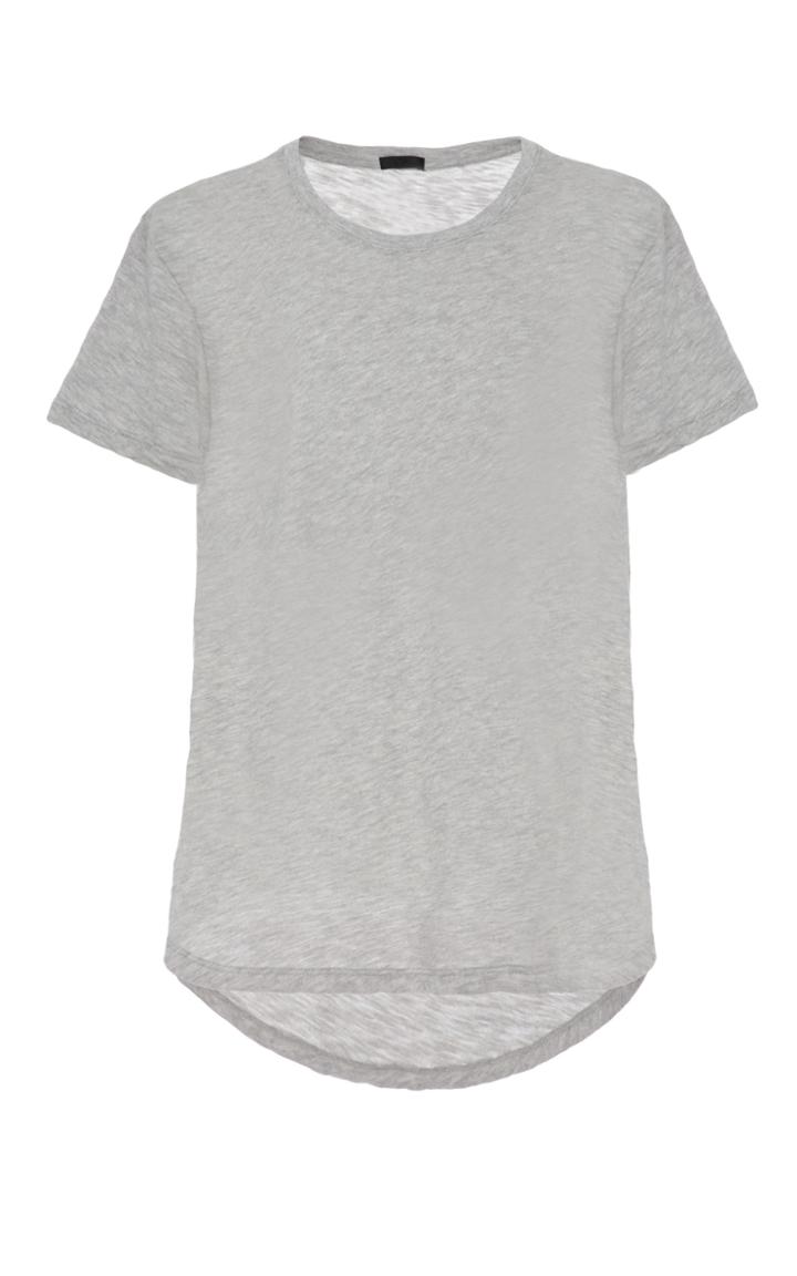 Atm Grey Boyfriend V Neck Tee