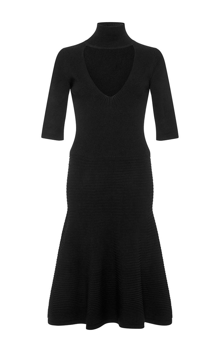 Cushnie Et Ochs V Neck Mini Dress
