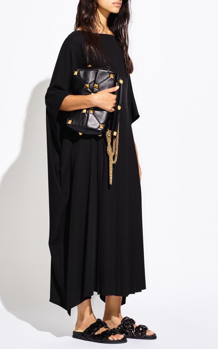 Moda Operandi Valentino Silk Cady Maxi Caftan Dress