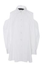 Rossella Jardini Shoulder Cut Out Button Down