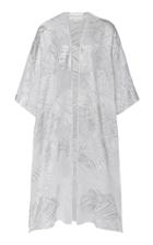 Marie France Van Damme Metallic Embroidered Silk-blend Cover-up