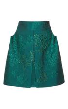 Delpozo Lurex Mini Skirt