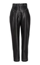 Philosophy Di Lorenzo Serafini Cropped Faux Leather Tapered Pants