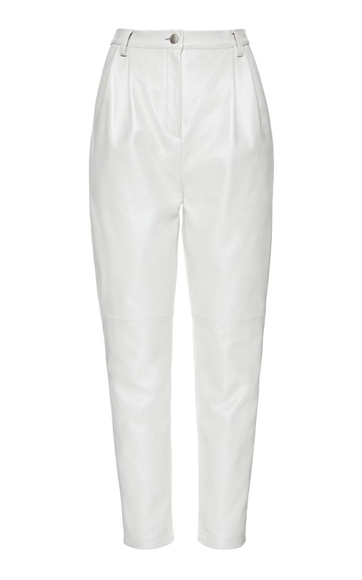 Magda Butrym Wembley Pleated Leather Pant