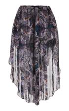 Moda Operandi Etro Printed Silk Skirt Size: 38