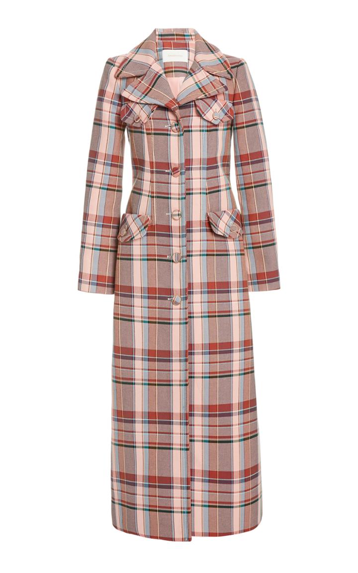 Zimmermann Lucky Checked Cotton-blend Coat