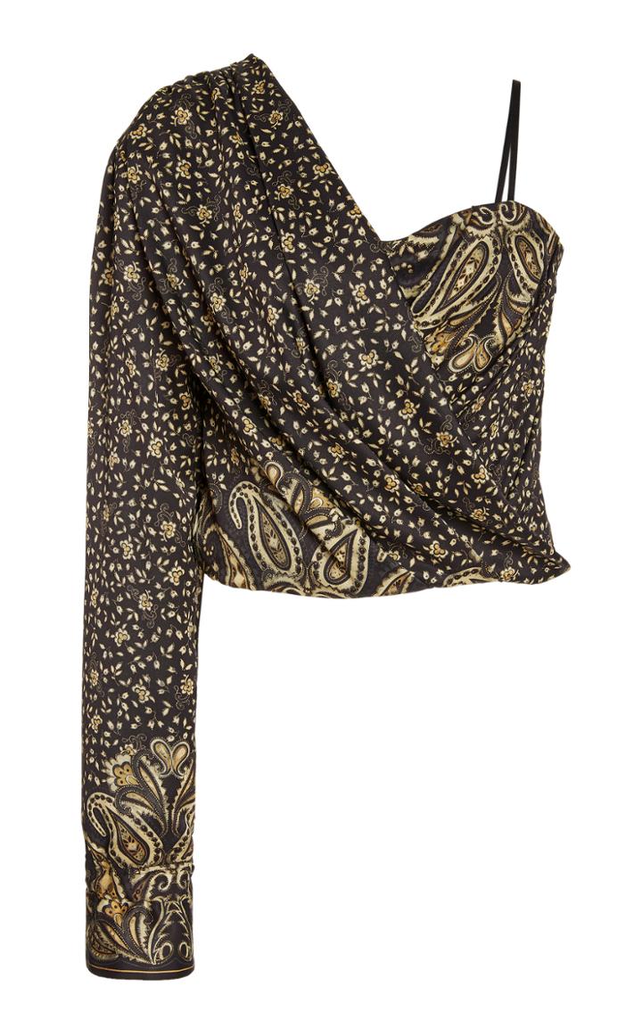 Moda Operandi Jonathan Simkhai Sarai Paisley-printed Top