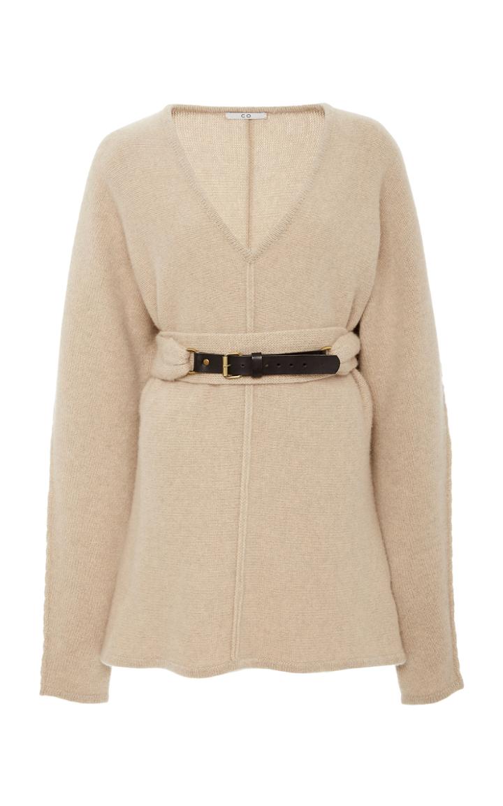 Co Belted Cashmere Sweater