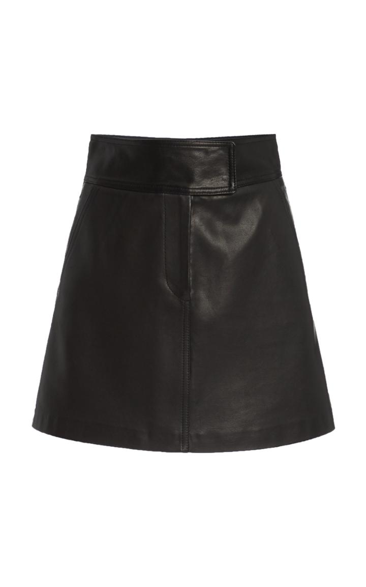 Moda Operandi Khaite Giulia Leather Skirt