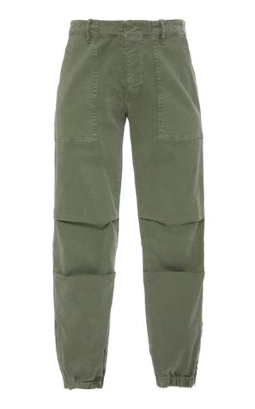 Nl Collection Cropped Cotton Military Pant