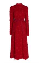 Andrew Gn Floral Embroidered Sheath Dress