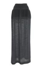 Lemaire Wool Relaxed Maxi Skirt