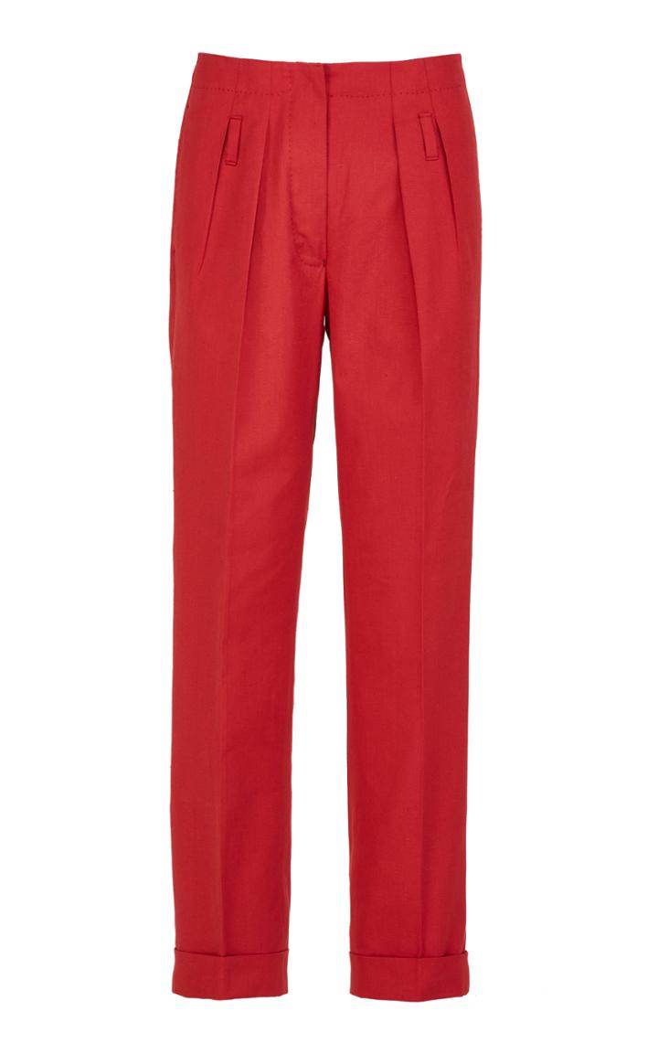 Giuliva Heritage The Gastone Trousers Raw Cotton Twill