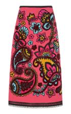Andrew Gn Embroidered Pencil Skirt