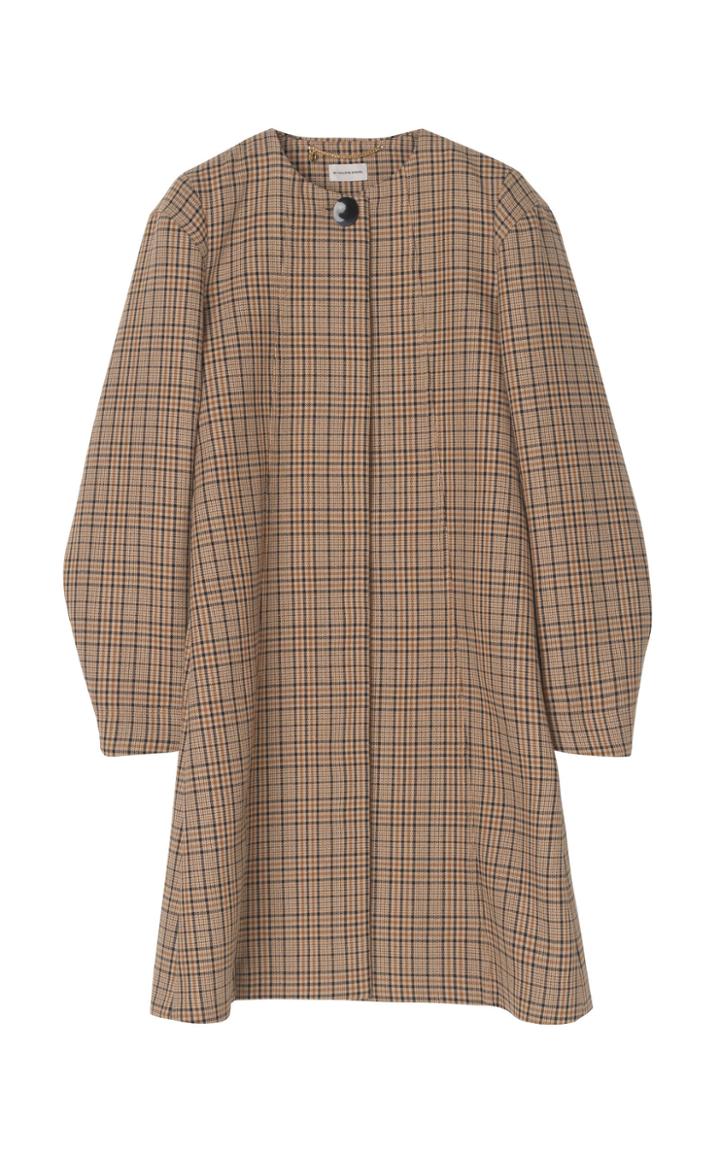 Moda Operandi By Malene Birger Duplaix Double Face Check Outerwear Size: 34