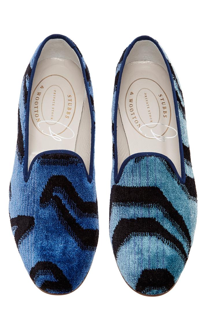 Stubbs & Wootton Zen Blue Slipper