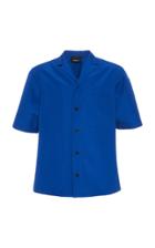 Moda Operandi 3.1 Phillip Lim Short Sleeve Wool Poplin Notch Lapel Shirt Size: Xs