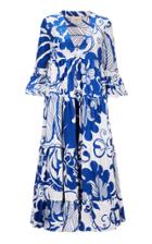 La Doublej Jennifer Jane Floral-print Cotton Maxi Dress