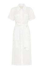 Moda Operandi St. Agni Uma Sheer Midi Shirt Dress