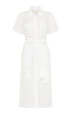 Moda Operandi St. Agni Uma Sheer Midi Shirt Dress