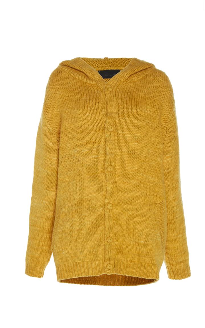 The Elder Statesman Hooded Cashmere Cardigan